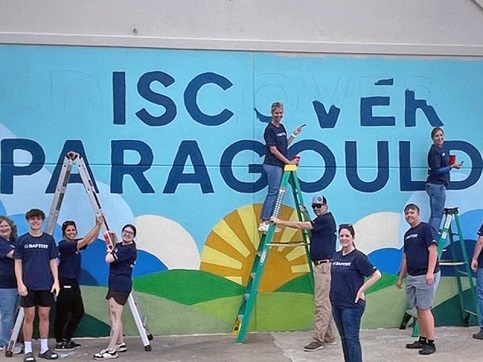 Baptist Paragould Team Helps Beautify Paragould