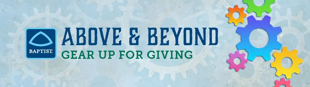 Above & Beyond: Gear up for Giving