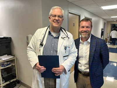 Donate to support Health Care Hero, Dr. Threlkeld. 